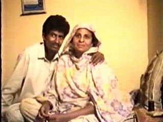 Pakistaanse Amateur paar zelfgemaakte vintage