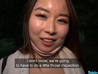 Soirée extérieure baise avec la curiosité yiming