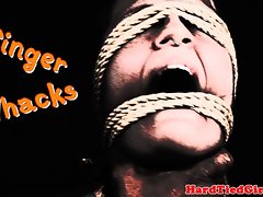 phụ strapon giăng tay facefucked bởi femdom