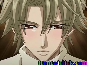 Yakışıklı hentai eşcinsel erkek sıcak köpek stili alır