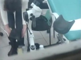 실제 산부인과 시험 삽입 UID Merina 검경 자궁 경부